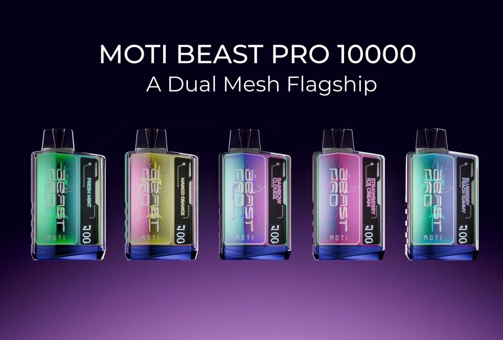 MOTI Beast Pro 10000 Puffs Vape - čerstv&aacute; m&auml;ta: v&yacute;kon a sviežosť v jednom